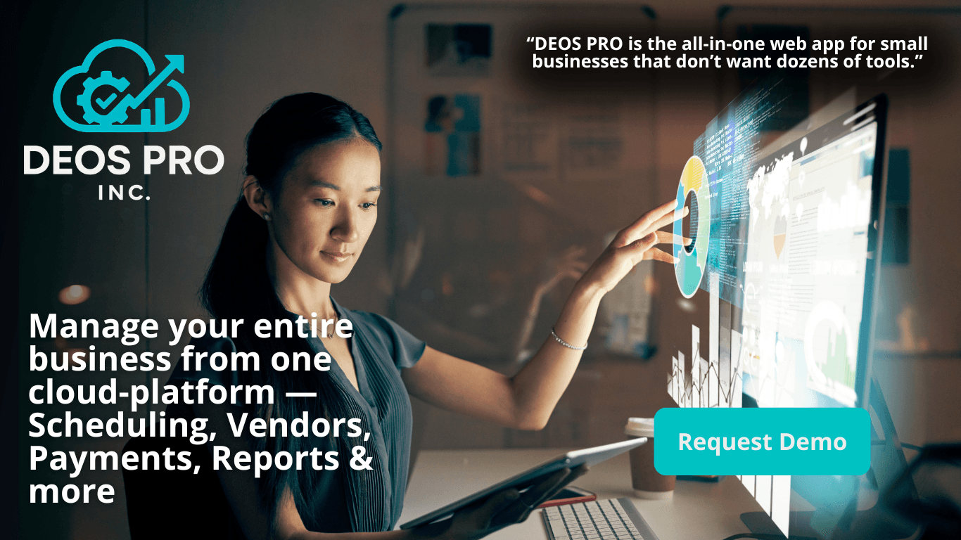 Captura de la landing page de DEOSpro Platform